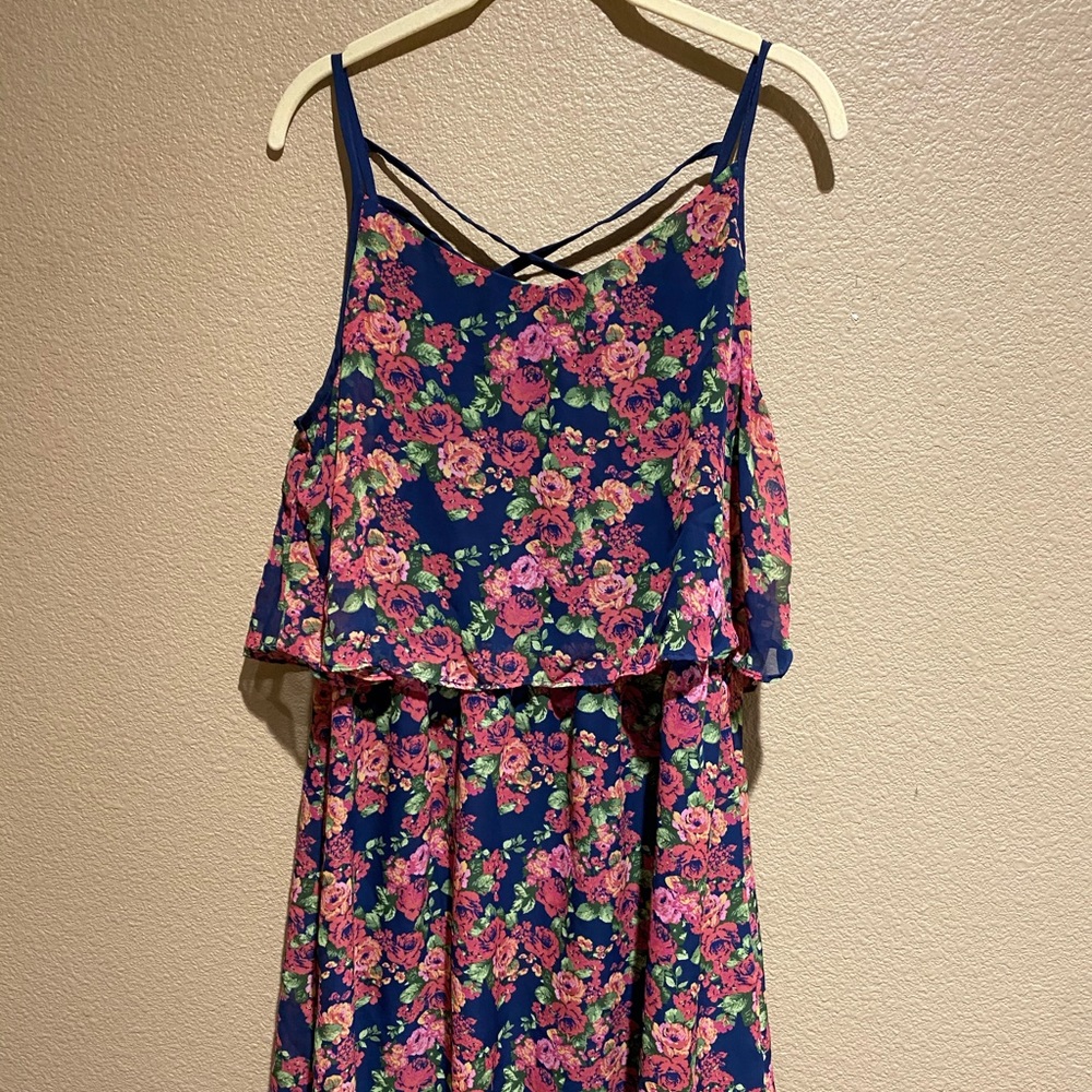 Floral Spaghetti Strap Dress